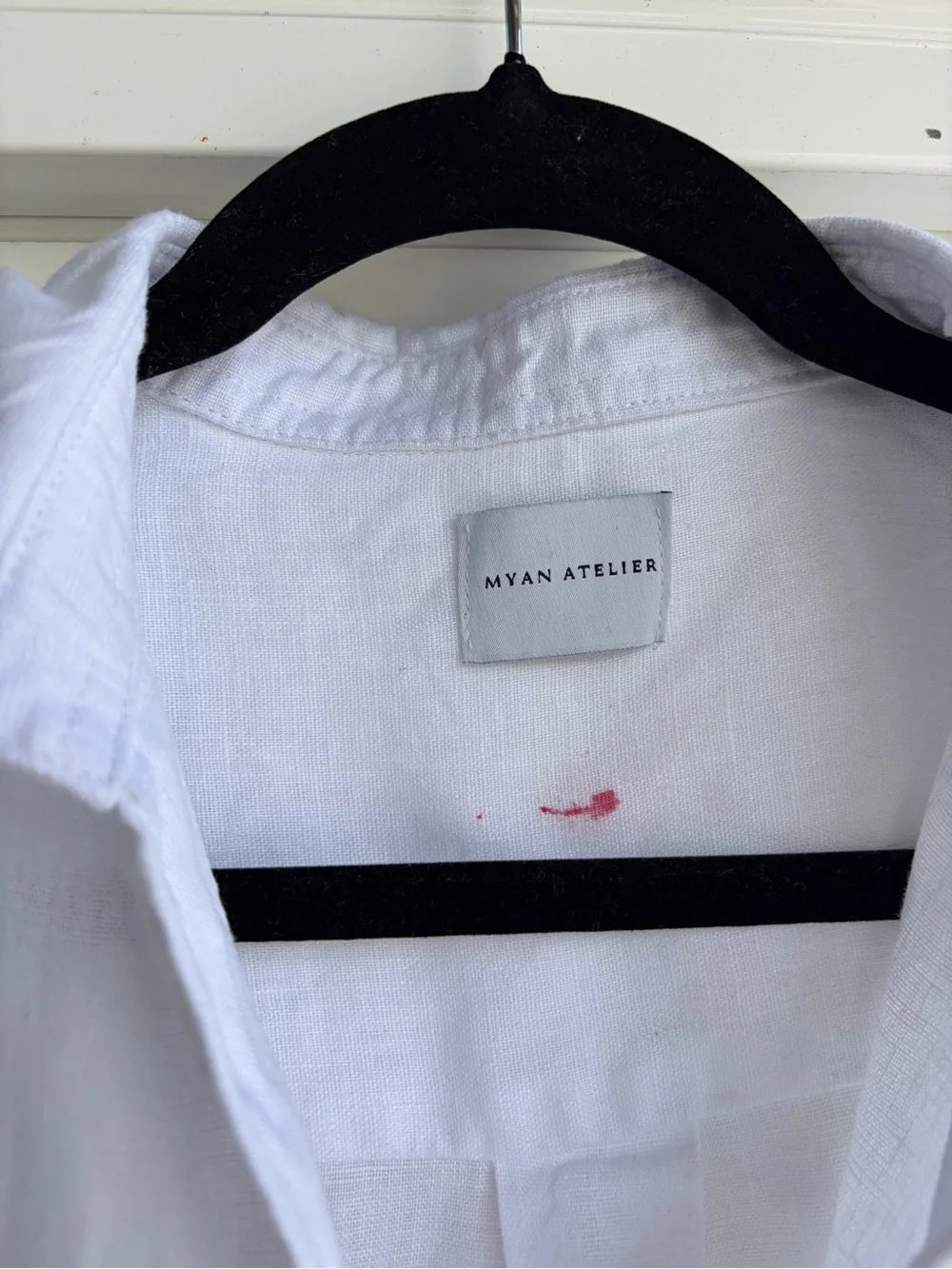Classic White Button-Down Women's Blouse - Picture 4 of 6